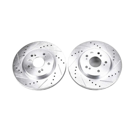 PowerStop Power Stop 07-12 Acura RDX Front Evolution Drilled & Slotted Rotors - Pair JBR1173XPR