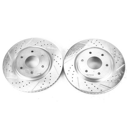 PowerStop Power Stop 05-07 Infiniti QX56 Front Evolution Drilled & Slotted Rotors - Pair JBR1194XPR