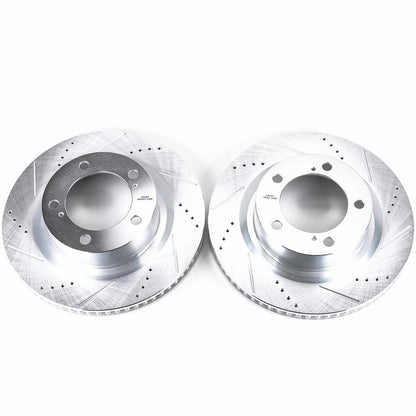 PowerStop Power Stop 16-19 Lexus LX570 Front Evolution Drilled & Slotted Rotors - Pair JBR1309XPR