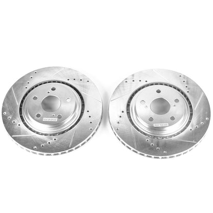 PowerStop Power Stop 15-17 Lexus NX200t Front Evolution Drilled & Slotted Rotors - Pair JBR1310XPR