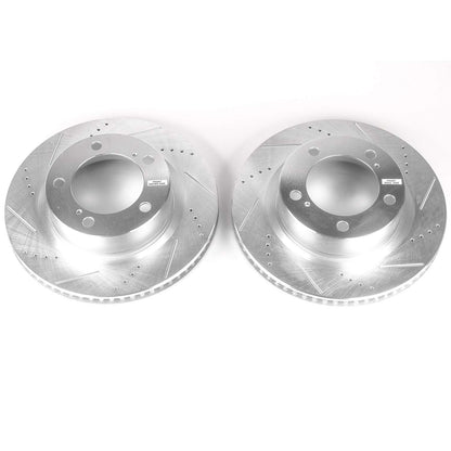 PowerStop Power Stop 08-11 Lexus LX570 Front Evolution Drilled & Slotted Rotors - Pair JBR1312XPR