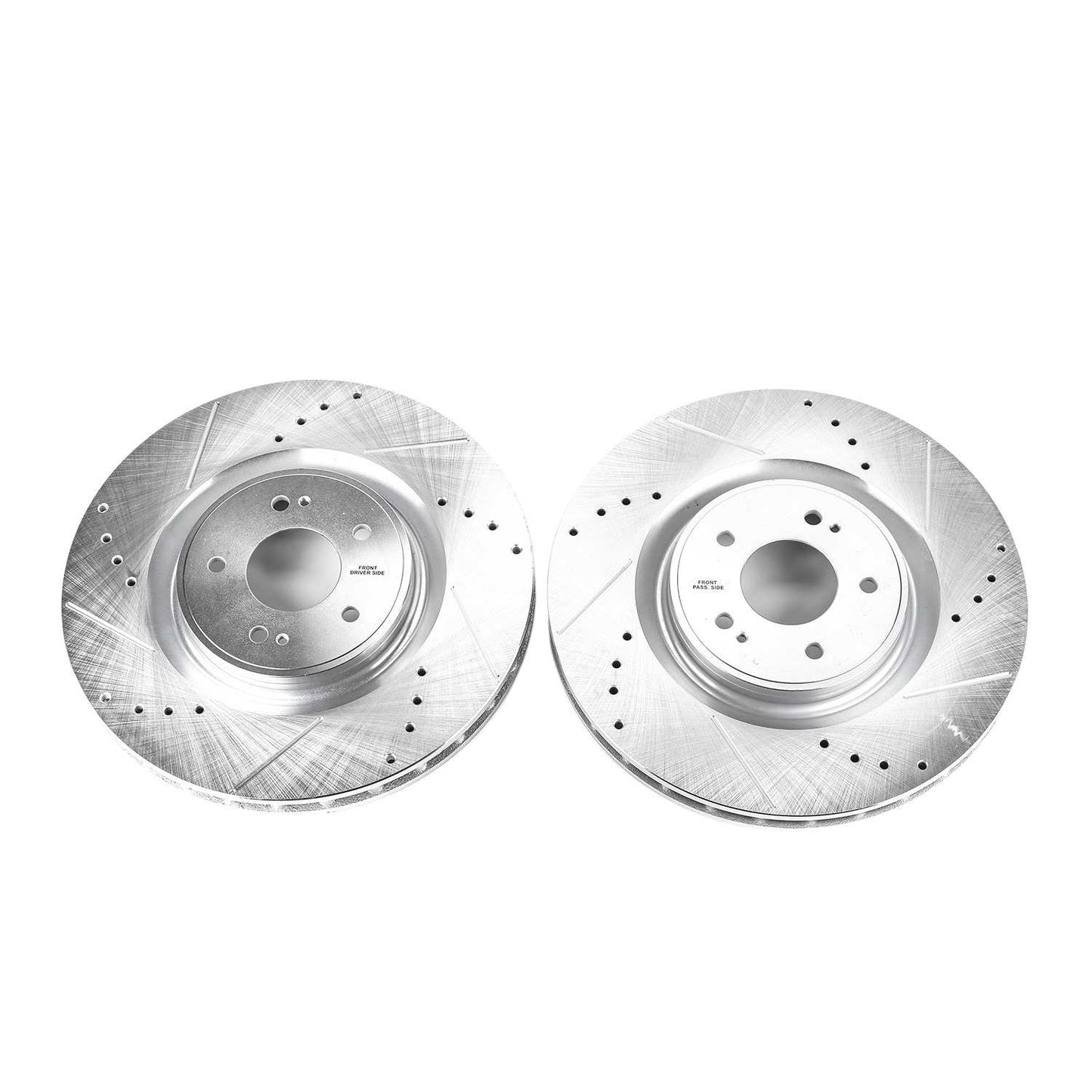 PowerStop Power Stop 2008 Mitsubishi Lancer Front Evolution Drilled & Slotted Rotors - Pair JBR1317XPR