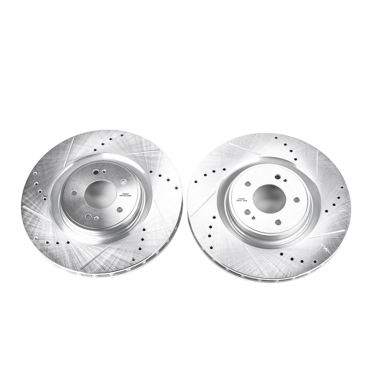 PowerStop Power Stop 2008 Mitsubishi Lancer Front Evolution Drilled & Slotted Rotors - Pair JBR1317XPR