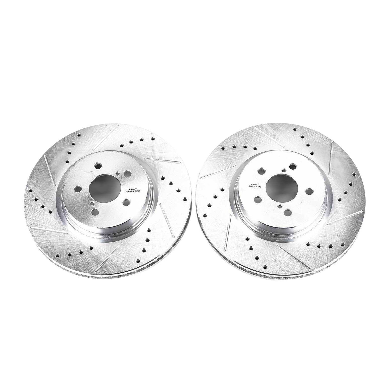 PowerStop Power Stop 14-18 Subaru Forester Front Evolution Drilled & Slotted Rotors - Pair JBR1318XPR