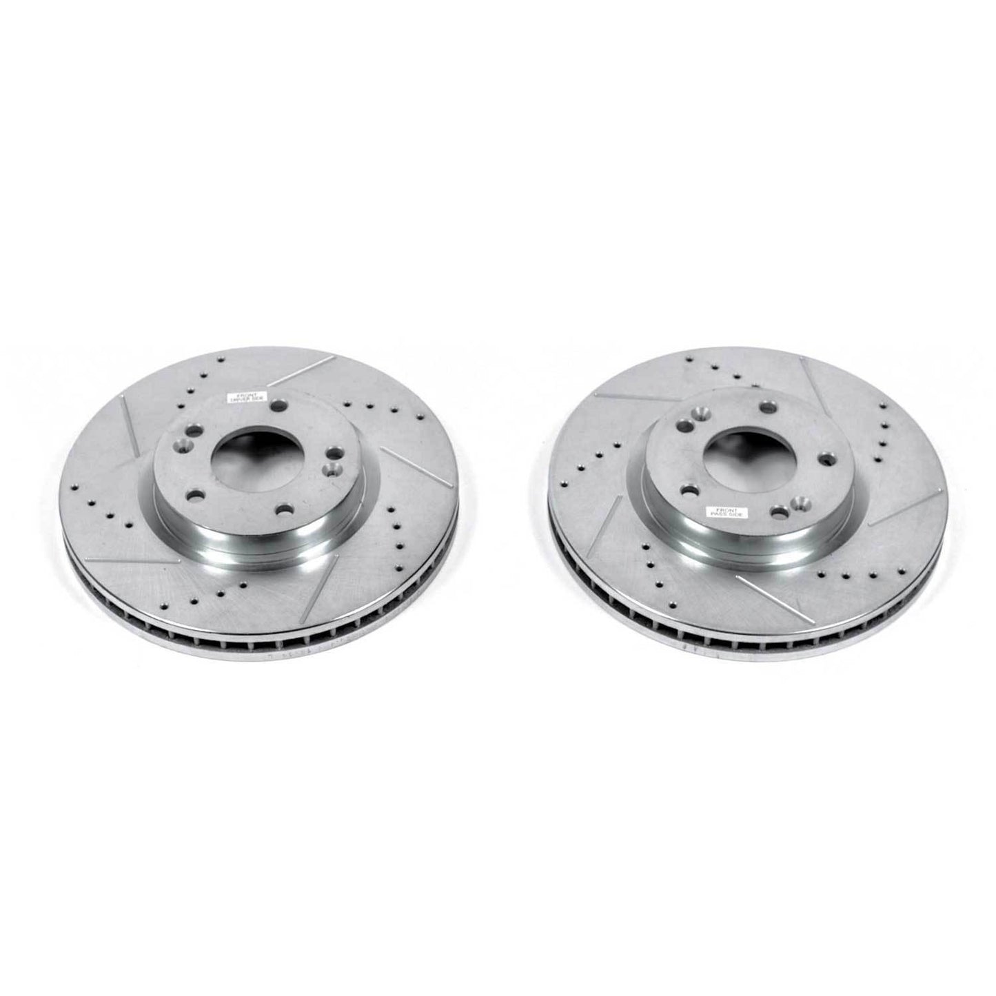PowerStop Power Stop 07-09 Hyundai Santa Fe Front Evolution Drilled & Slotted Rotors - Pair JBR1328XPR