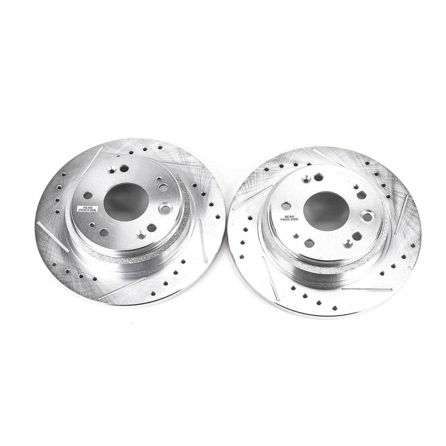 PowerStop Power Stop 02-04 Acura RL Rear Evolution Drilled & Slotted Rotors - Pair JBR1331XPR