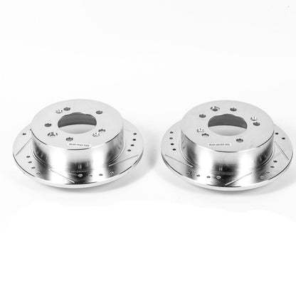 PowerStop Power Stop 07-10 Hyundai Elantra Rear Evolution Drilled & Slotted Rotors - Pair JBR1336XPR