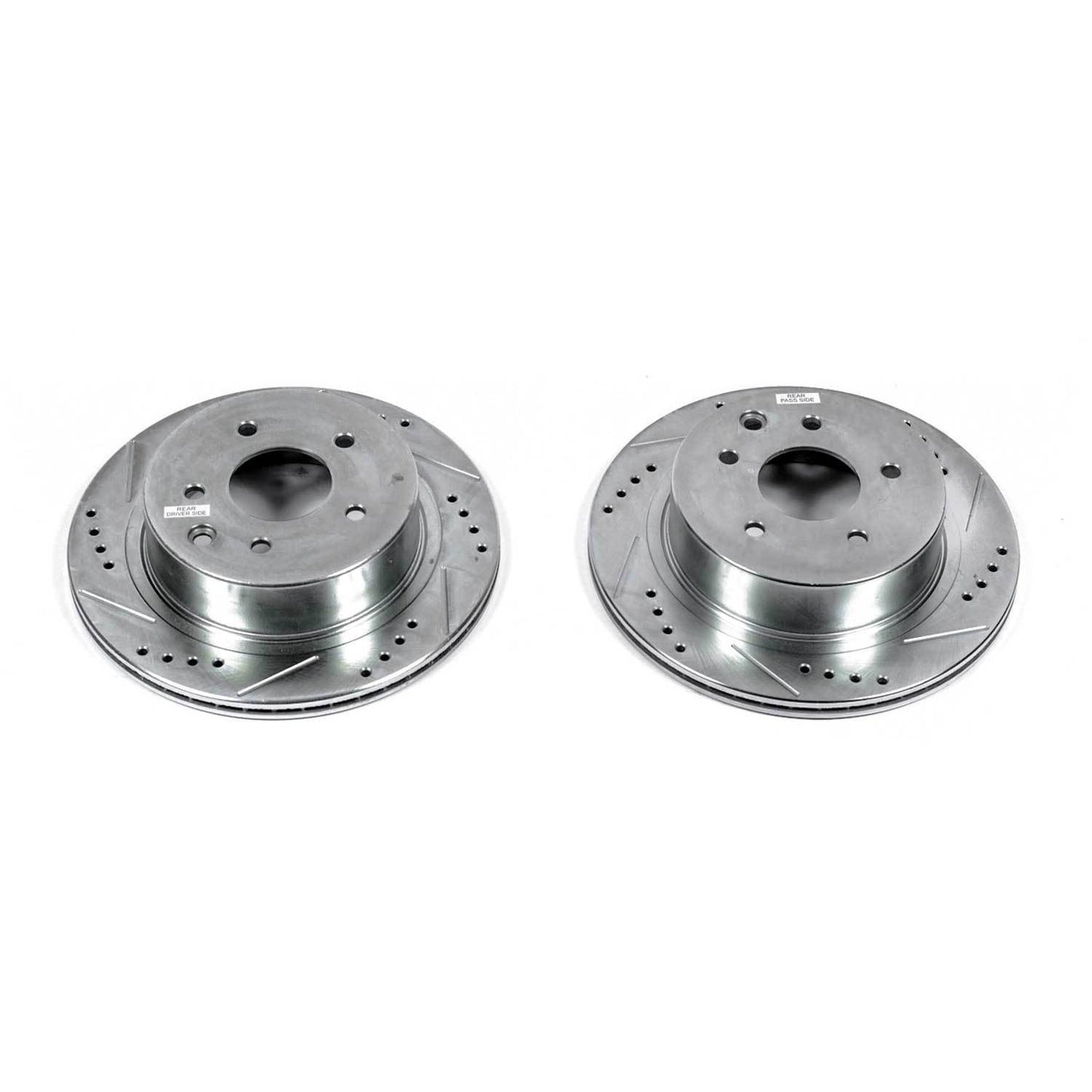 PowerStop Power Stop 03-04 Infiniti M45 Rear Evolution Drilled & Slotted Rotors - Pair JBR1342XPR