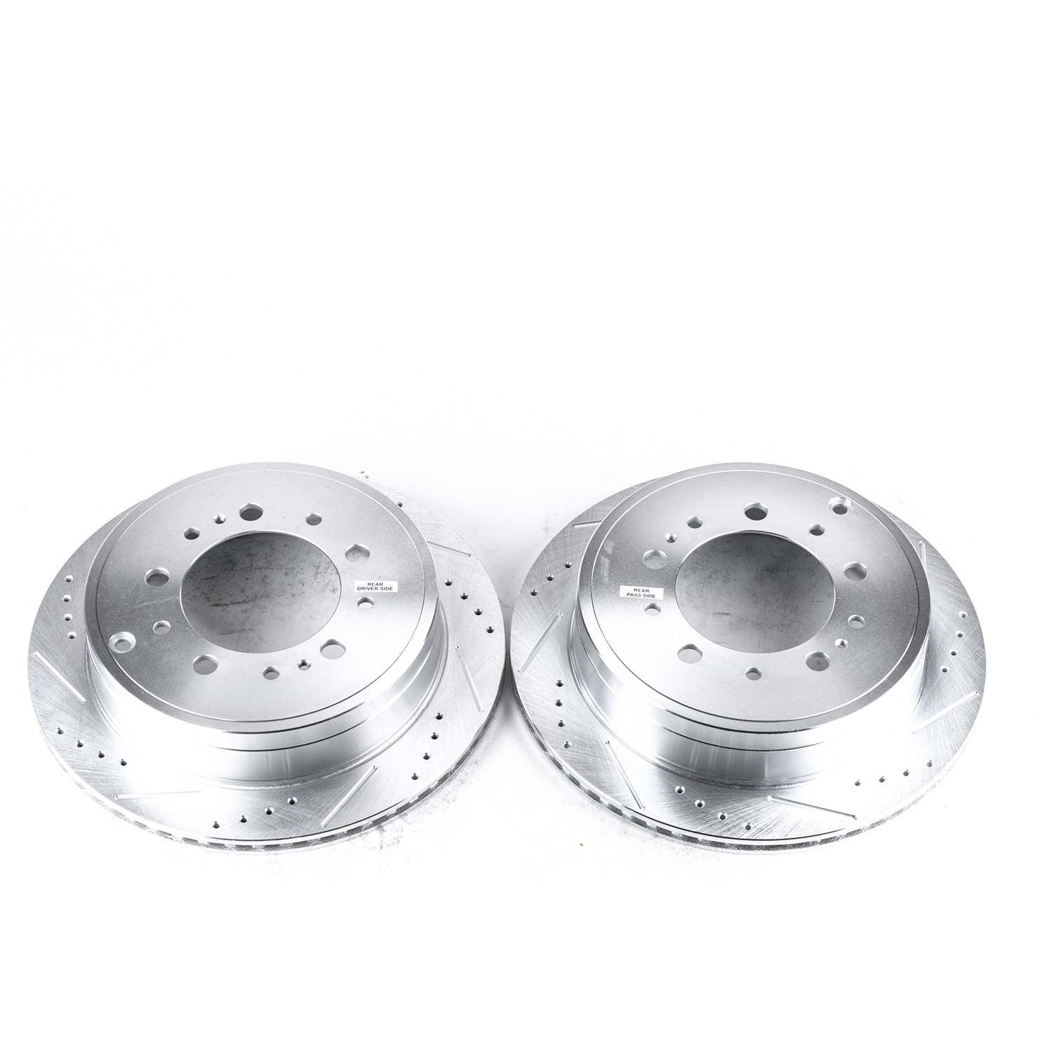 PowerStop Power Stop 08-11 Lexus LX570 Rear Evolution Drilled & Slotted Rotors - Pair JBR1355XPR