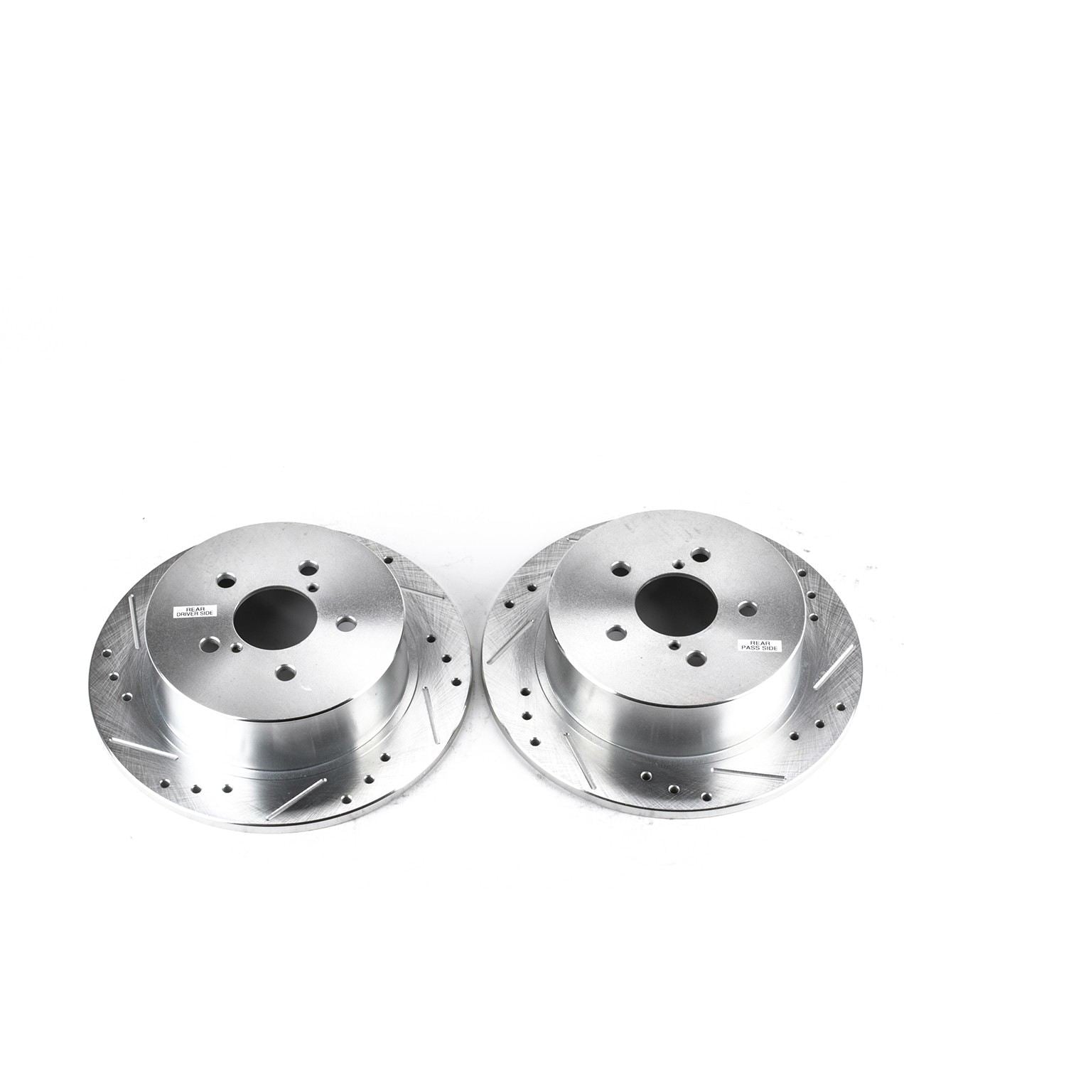 PowerStop Power Stop 05-09 Subaru Legacy Rear Evolution Drilled & Slotted Rotors - Pair JBR1367XPR
