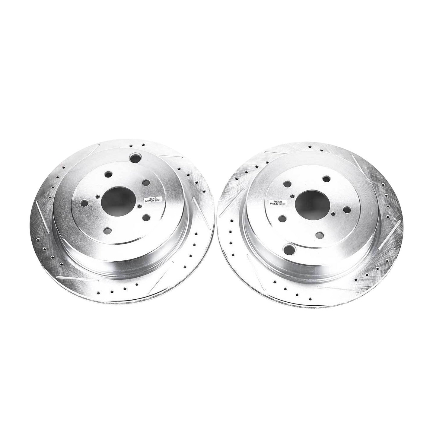PowerStop Power Stop 06-07 Subaru B9 Tribeca Rear Evolution Drilled & Slotted Rotors - Pair JBR1368XPR