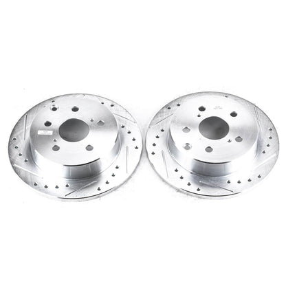 PowerStop Power Stop 10-12 Lexus HS250h Rear Evolution Drilled & Slotted Rotors - Pair JBR1370XPR