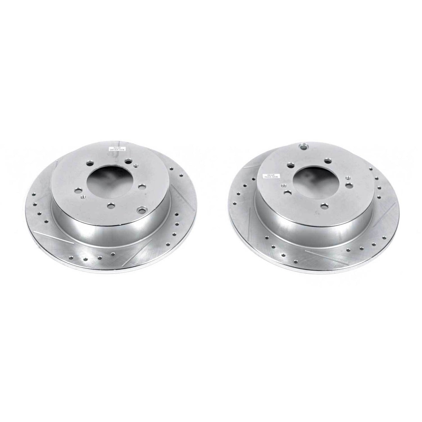 PowerStop Power Stop 09-15 Mitsubishi Lancer Rear Evolution Drilled & Slotted Rotors - Pair JBR1374XPR