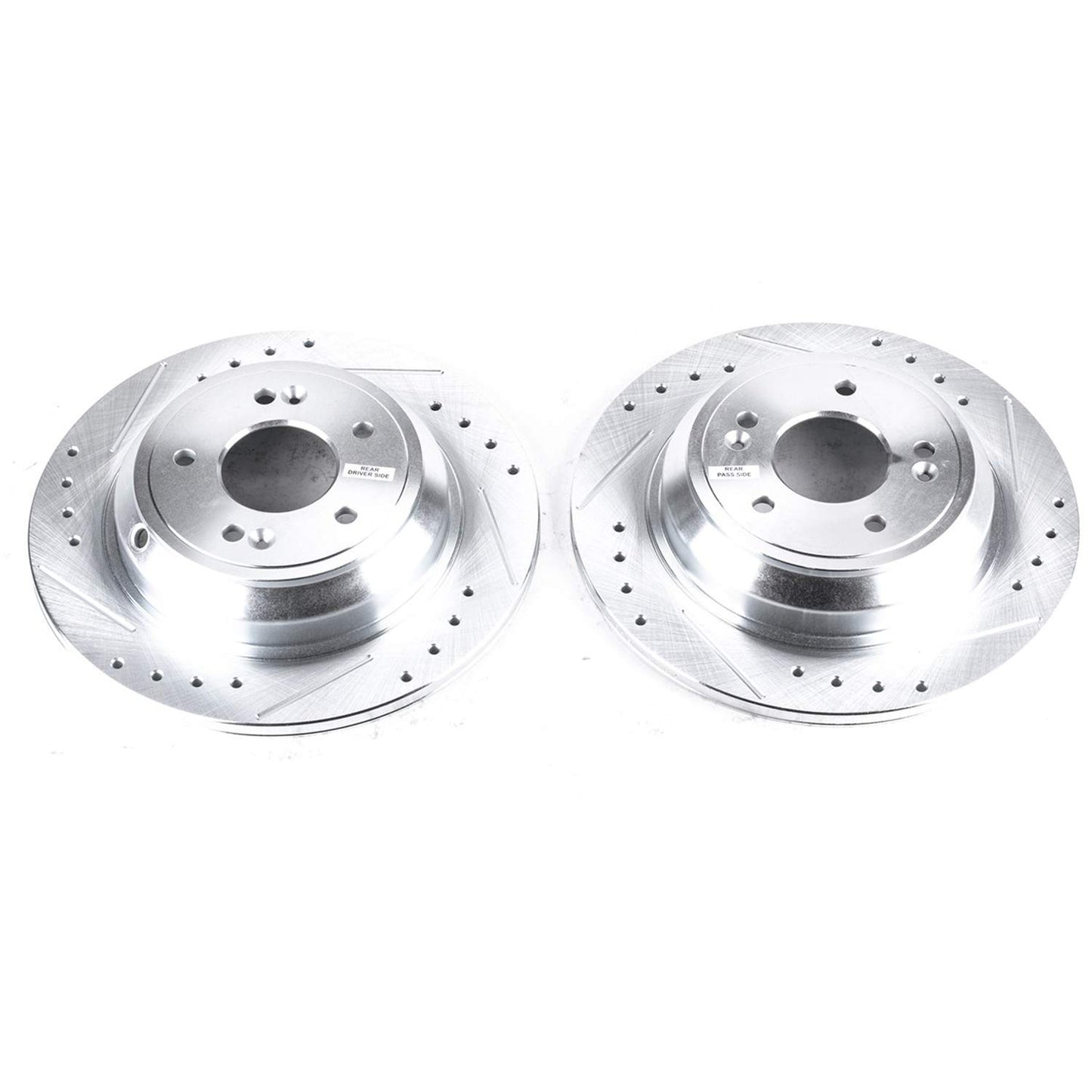 PowerStop Power Stop 17-18 Genesis G80 Rear Evolution Drilled & Slotted Rotors - Pair JBR1376XPR