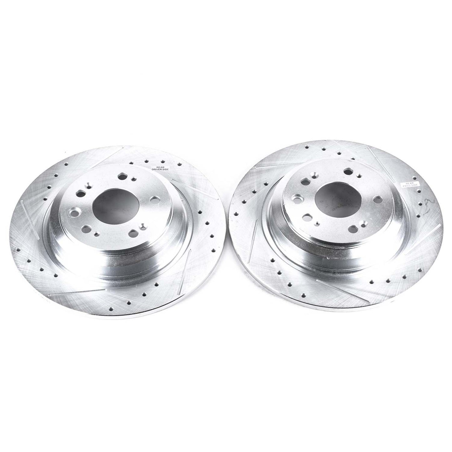 PowerStop Power Stop 09-14 Acura TL Rear Evolution Drilled & Slotted Rotors - Pair JBR1382XPR