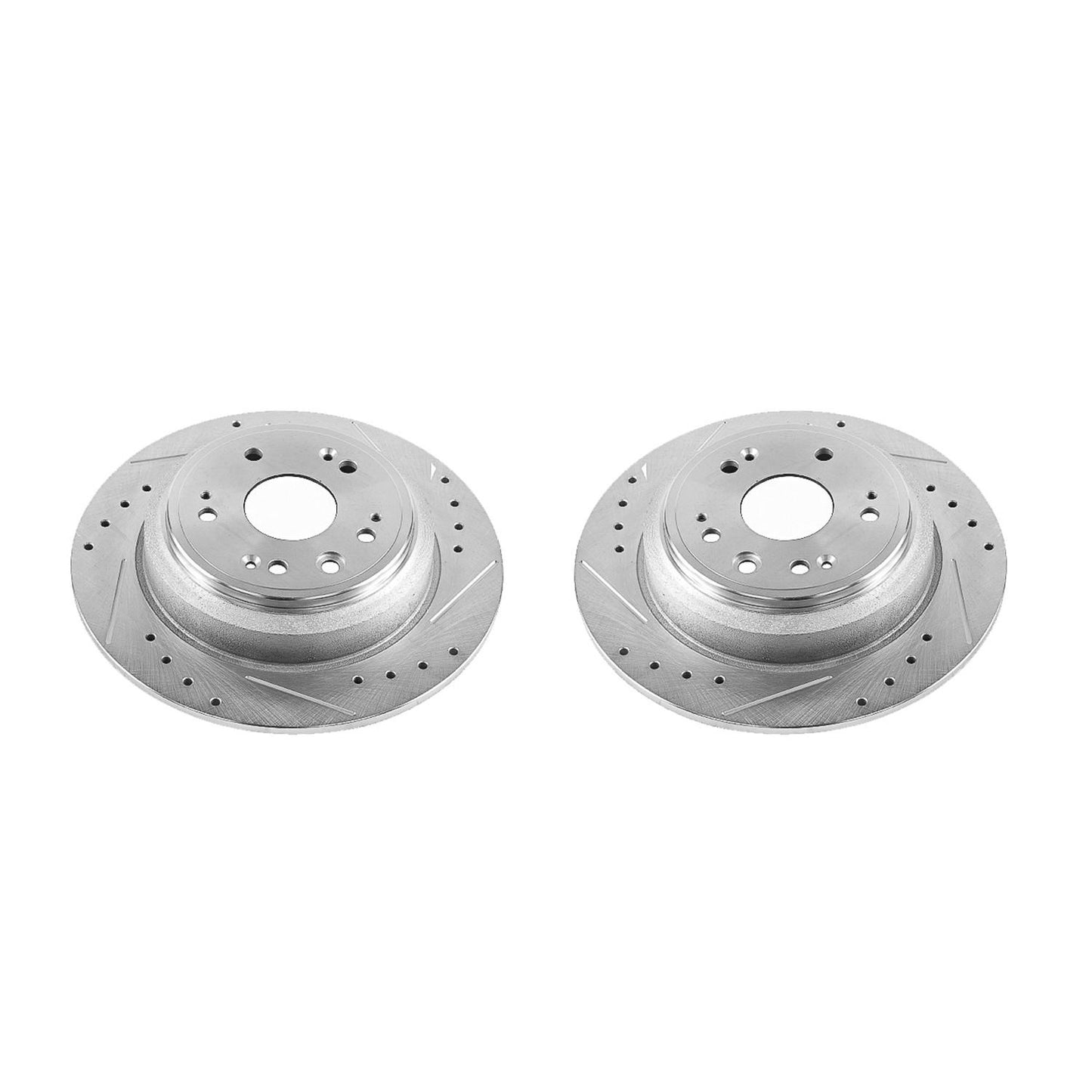 PowerStop Power Stop 10-11 Honda Accord Crosstour Rear Evolution Drilled & Slotted Rotors - Pair JBR1384XPR