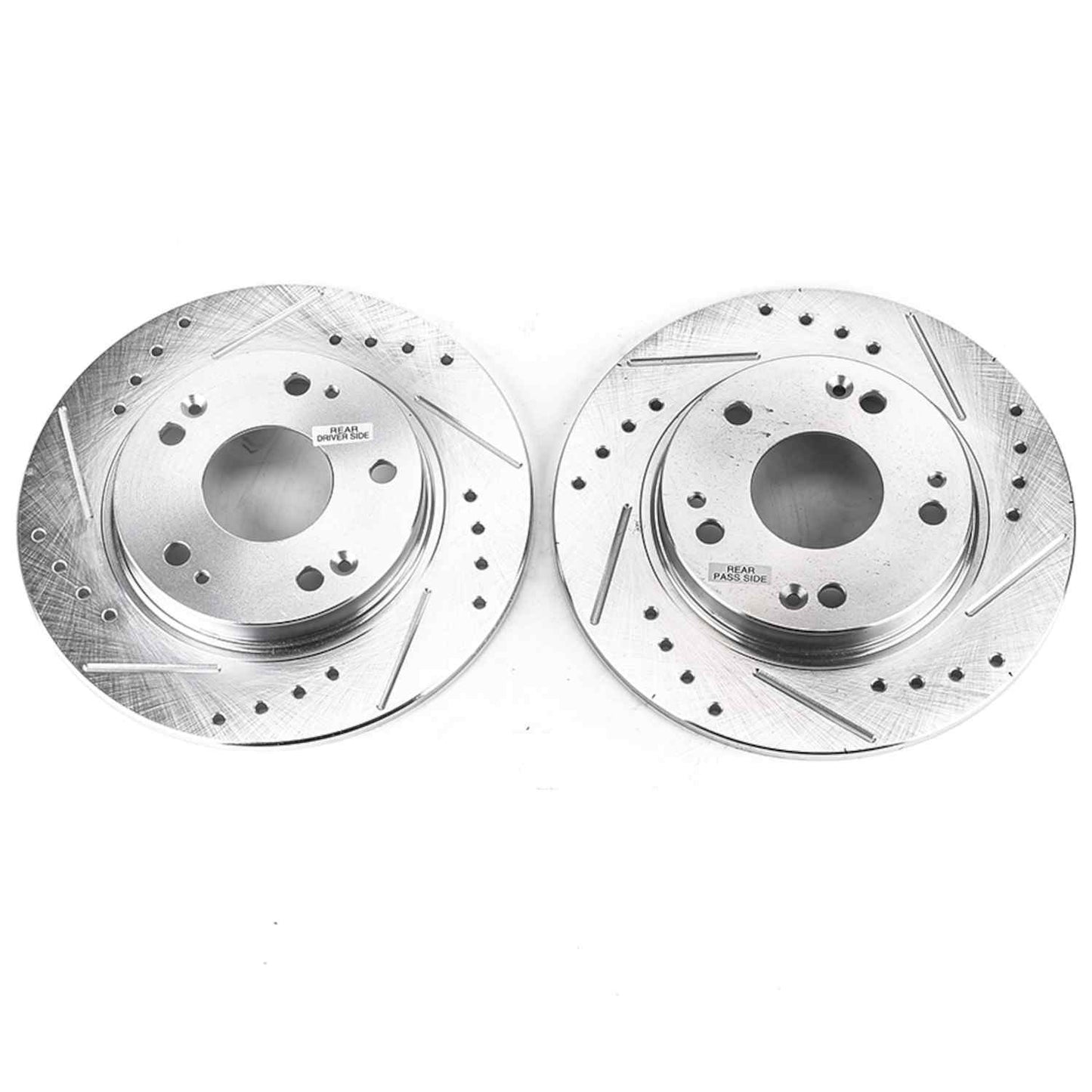 PowerStop Power Stop 11-15 Honda CR-Z Rear Evolution Drilled & Slotted Rotors - Pair JBR1385XPR
