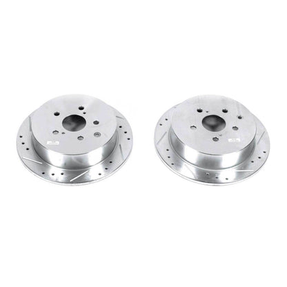 PowerStop Power Stop 10-15 Lexus RX350 Rear Evolution Drilled & Slotted Rotors - Pair JBR1389XPR