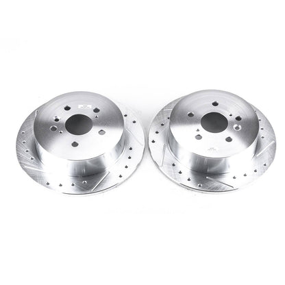 PowerStop Power Stop 09-16 Toyota Venza Rear Evolution Drilled & Slotted Rotors - Pair JBR1391XPR