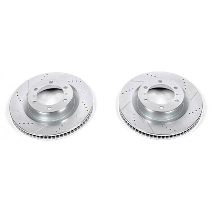 PowerStop Power Stop 10-19 Lexus GX460 Front Evolution Drilled & Slotted Rotors - Pair JBR1395XPR