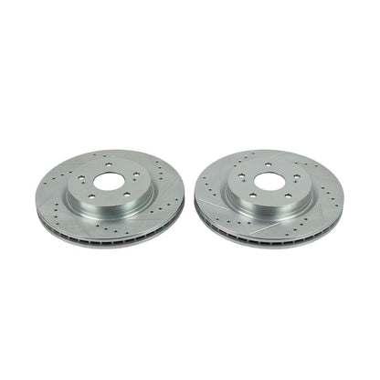 PowerStop Power Stop 06-13 Suzuki Grand Vitara Front Evolution Drilled & Slotted Rotors - Pair JBR1503XPR