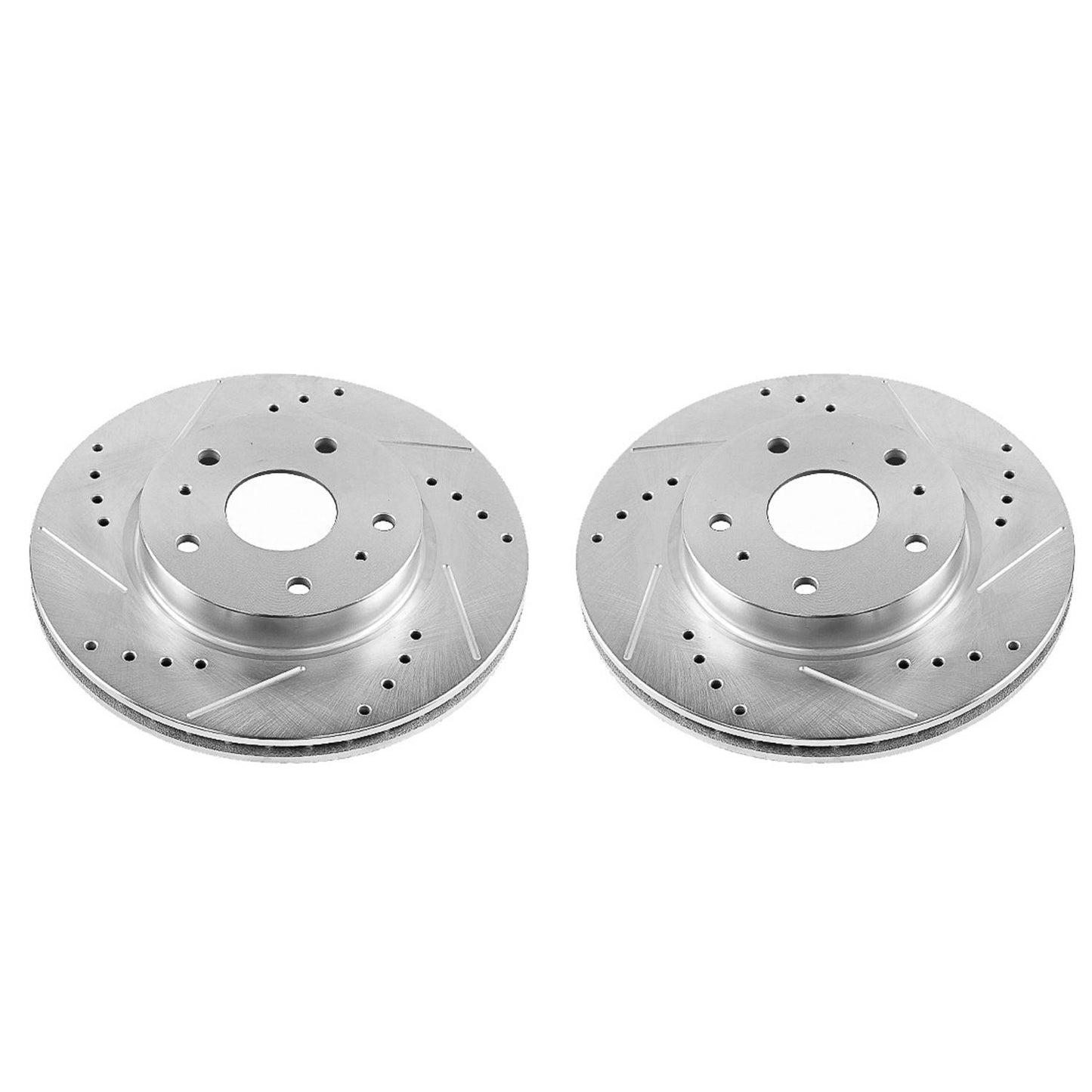 PowerStop Power Stop 07-13 Suzuki SX4 Front Evolution Drilled & Slotted Rotors - Pair JBR1504XPR