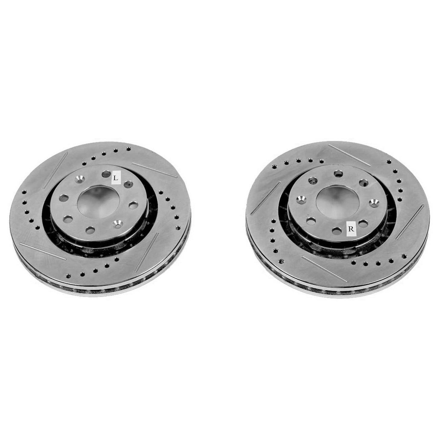 PowerStop Power Stop 04-11 Chevrolet Aveo Front Evolution Drilled & Slotted Rotors - Pair JBR1508XPR