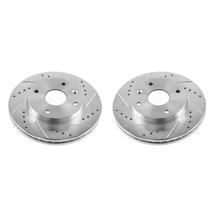 PowerStop Power Stop 04-08 Suzuki Forenza Front Evolution Drilled & Slotted Rotors - Pair JBR1509XPR