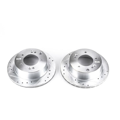 PowerStop Power Stop 03-06 Kia Sorento Rear Evolution Drilled & Slotted Rotors - Pair JBR1513XPR