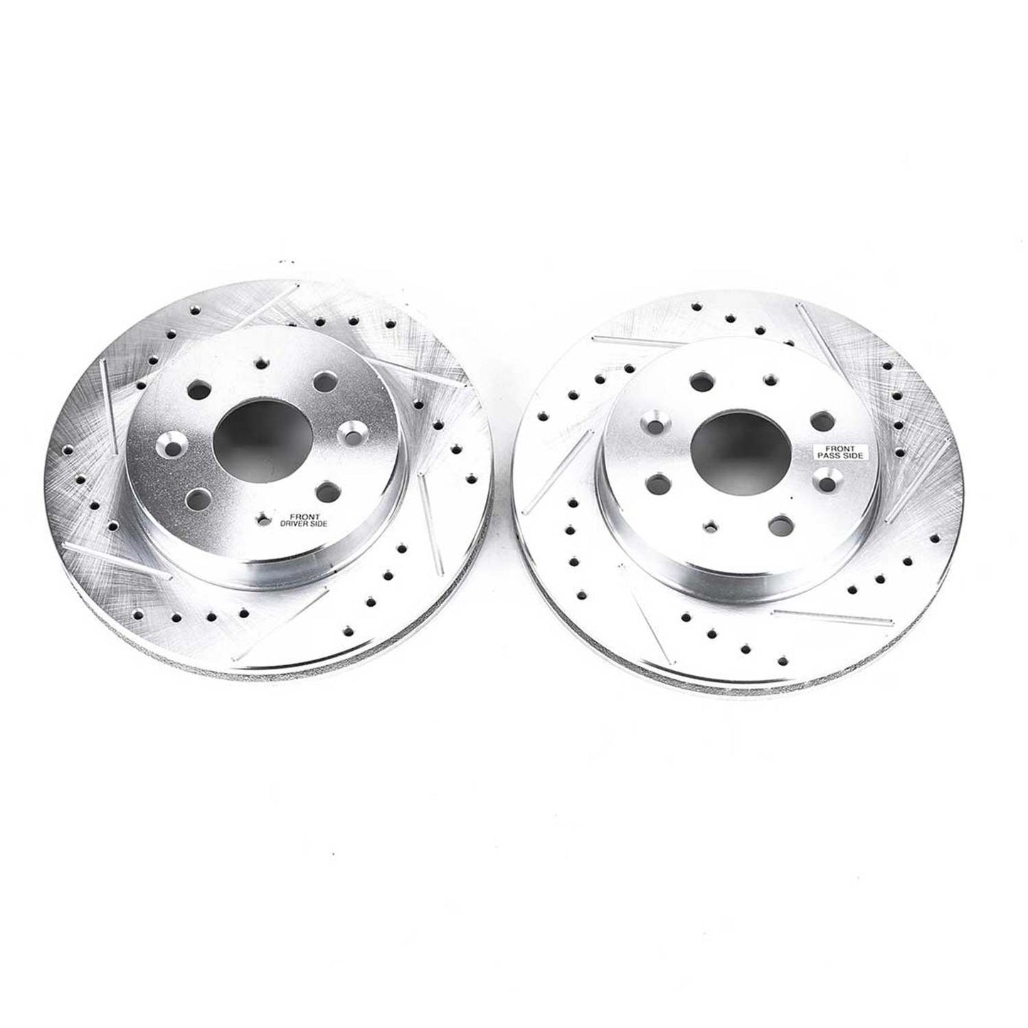 PowerStop Power Stop 03-05 Kia Rio Front Evolution Drilled & Slotted Rotors - Pair JBR1514XPR