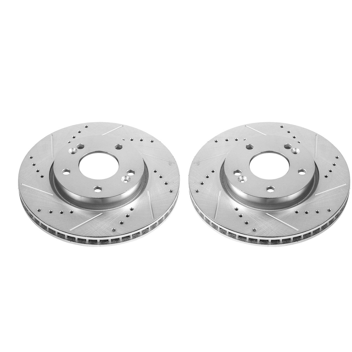 PowerStop Power Stop 10-13 Kia Forte Front Evolution Drilled & Slotted Rotors - Pair JBR1520XPR
