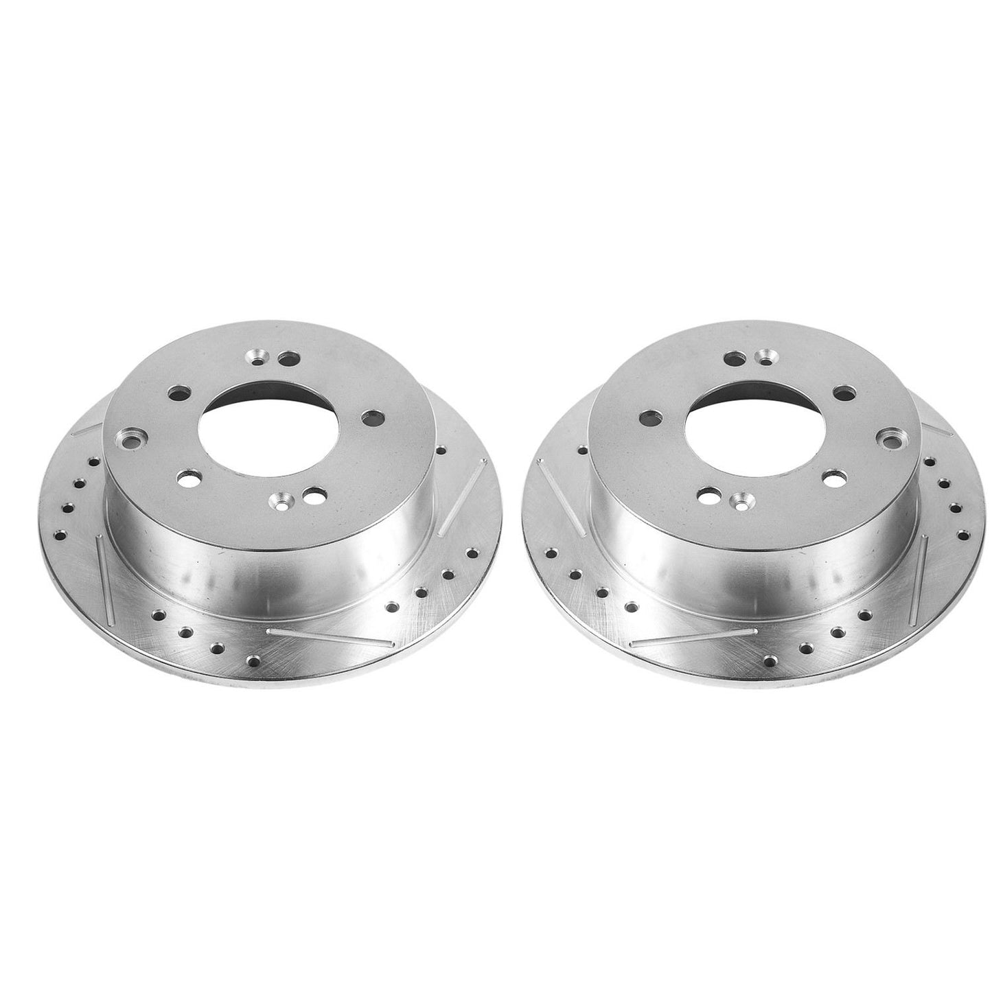 PowerStop Power Stop 10-13 Kia Forte Rear Evolution Drilled & Slotted Rotors - Pair JBR1522XPR