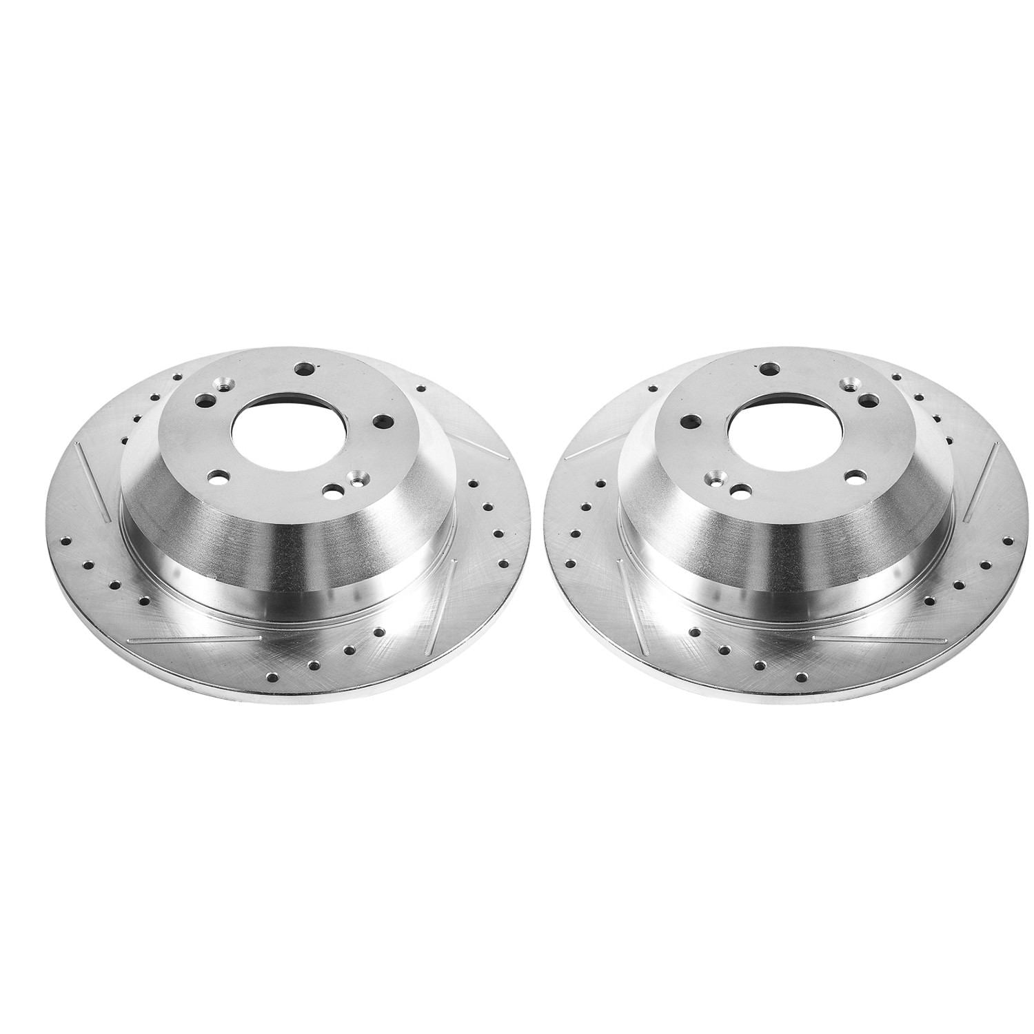 PowerStop Power Stop 10-18 Hyundai Santa Fe Rear Evolution Drilled & Slotted Rotors - Pair JBR1532XPR