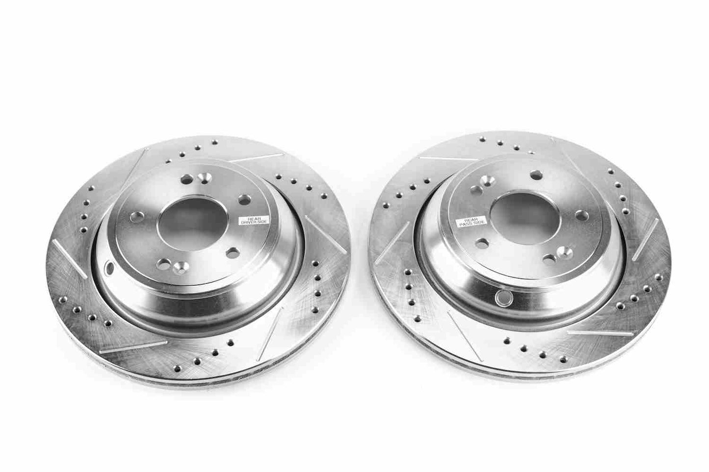 PowerStop Power Stop 11-16 Hyundai Equus Rear Evolution Drilled & Slotted Rotors - Pair JBR1534XPR