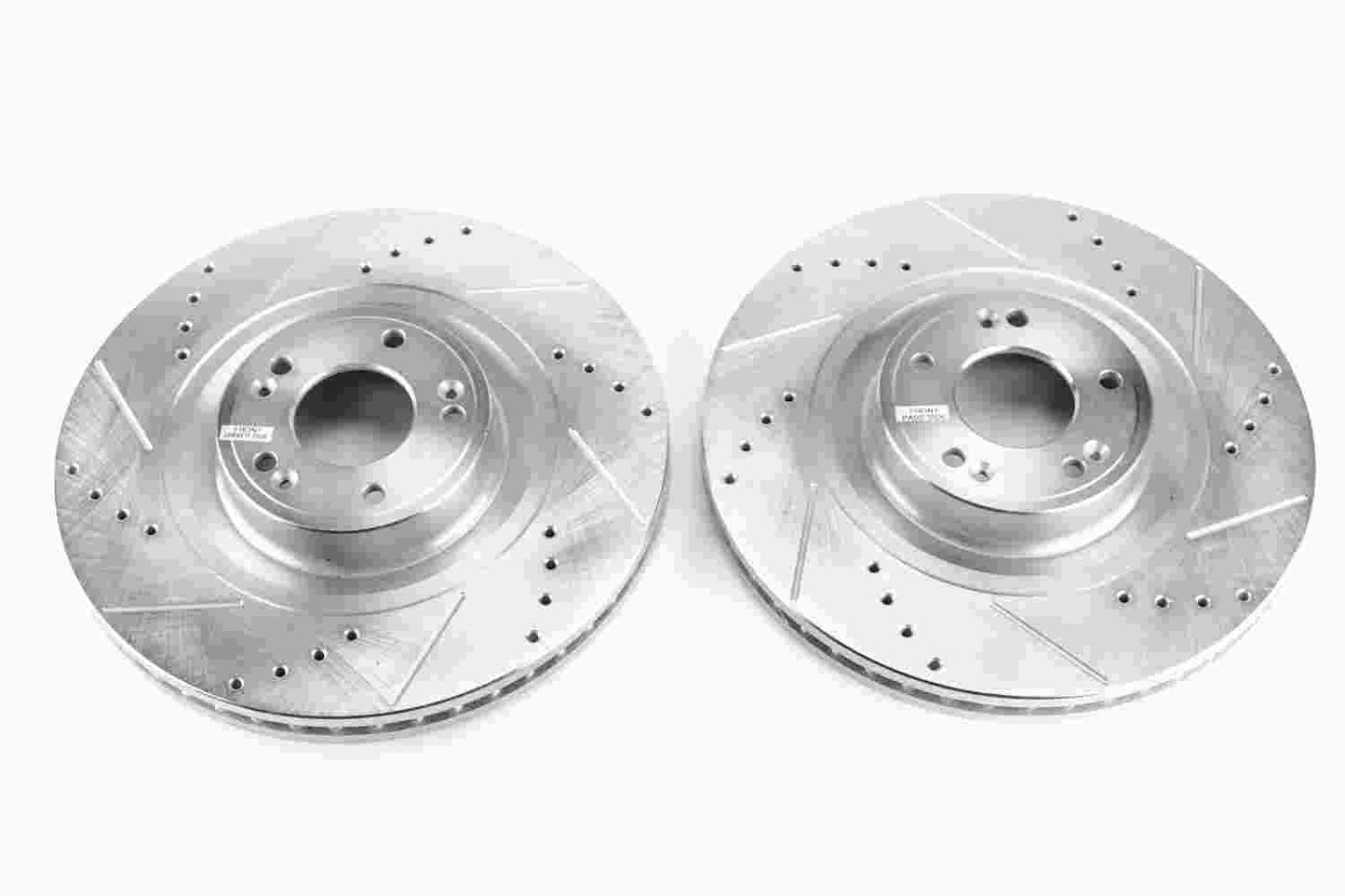 PowerStop Power Stop 12-16 Hyundai Equus Front Evolution Drilled & Slotted Rotors - Pair JBR1537XPR
