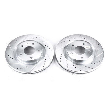 PowerStop Power Stop 11-17 Nissan Juke Front Evolution Drilled & Slotted Rotors - Pair JBR1538XPR