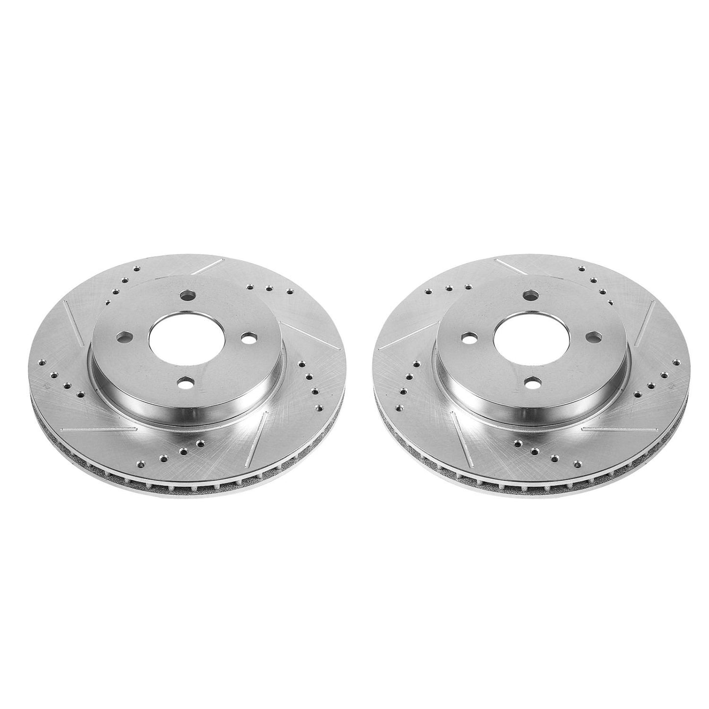 PowerStop Power Stop 12-19 Nissan Versa Front Evolution Drilled & Slotted Rotors - Pair JBR1539XPR