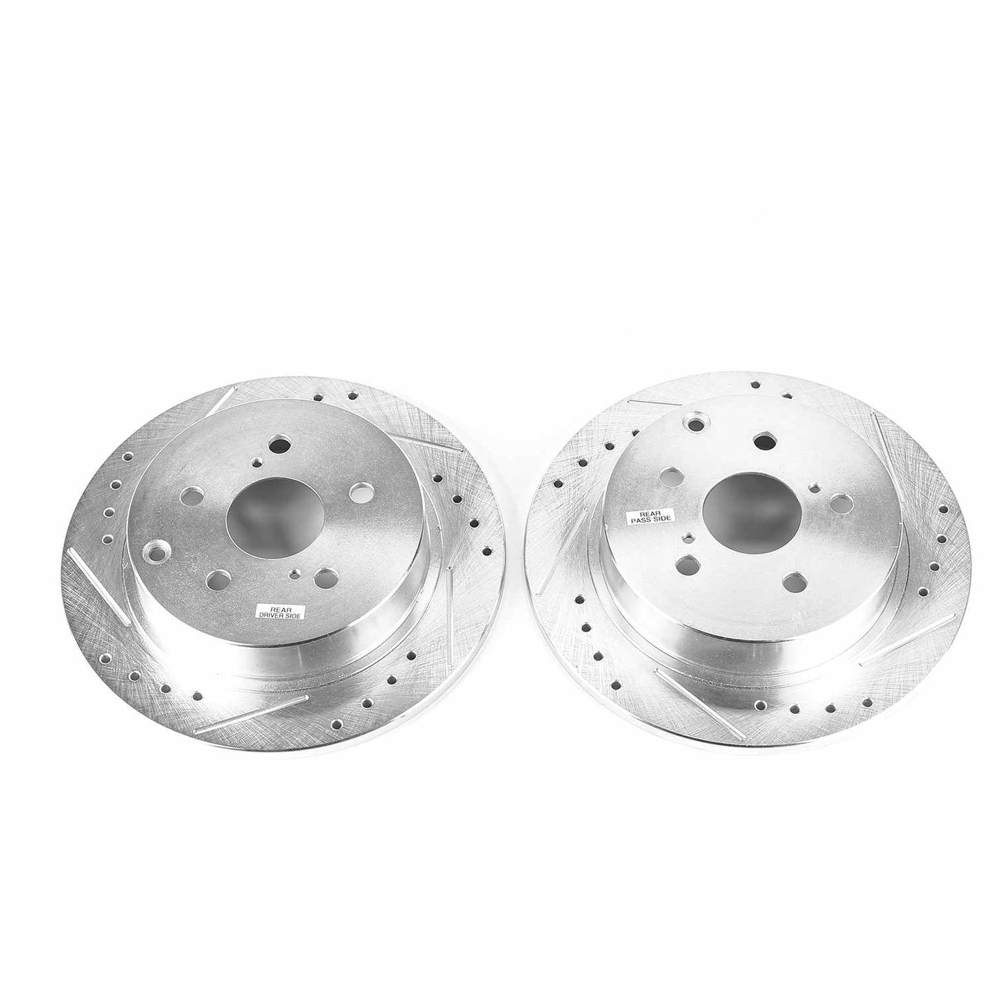 PowerStop Power Stop 16-17 Toyota Mirai Rear Evolution Drilled & Slotted Rotors - Pair JBR1542XPR