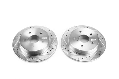 PowerStop Power Stop 10-13 Suzuki Kizashi Rear Evolution Drilled & Slotted Rotors - Pair JBR1544XPR