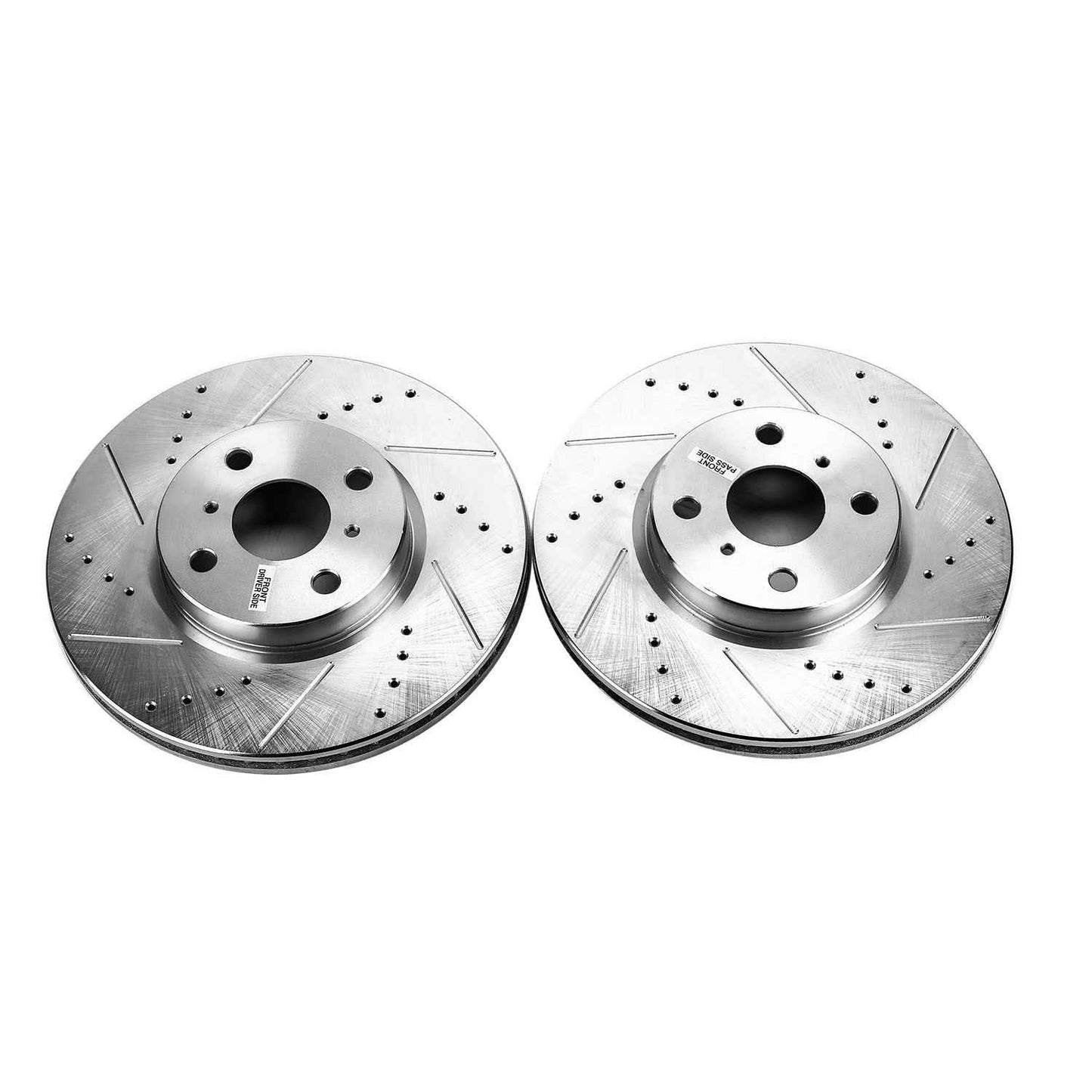 PowerStop Power Stop 12-18 Toyota Yaris Front Evolution Drilled & Slotted Rotors - Pair JBR1546XPR
