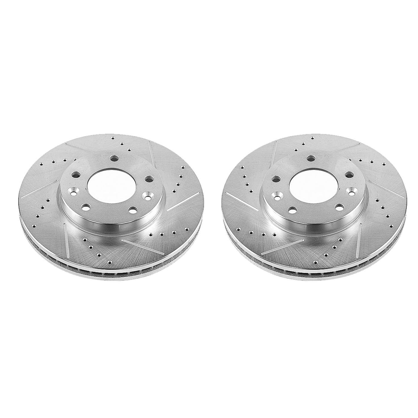 PowerStop Power Stop 03-05 Kia Sedona Front Evolution Drilled & Slotted Rotors - Pair JBR1549XPR