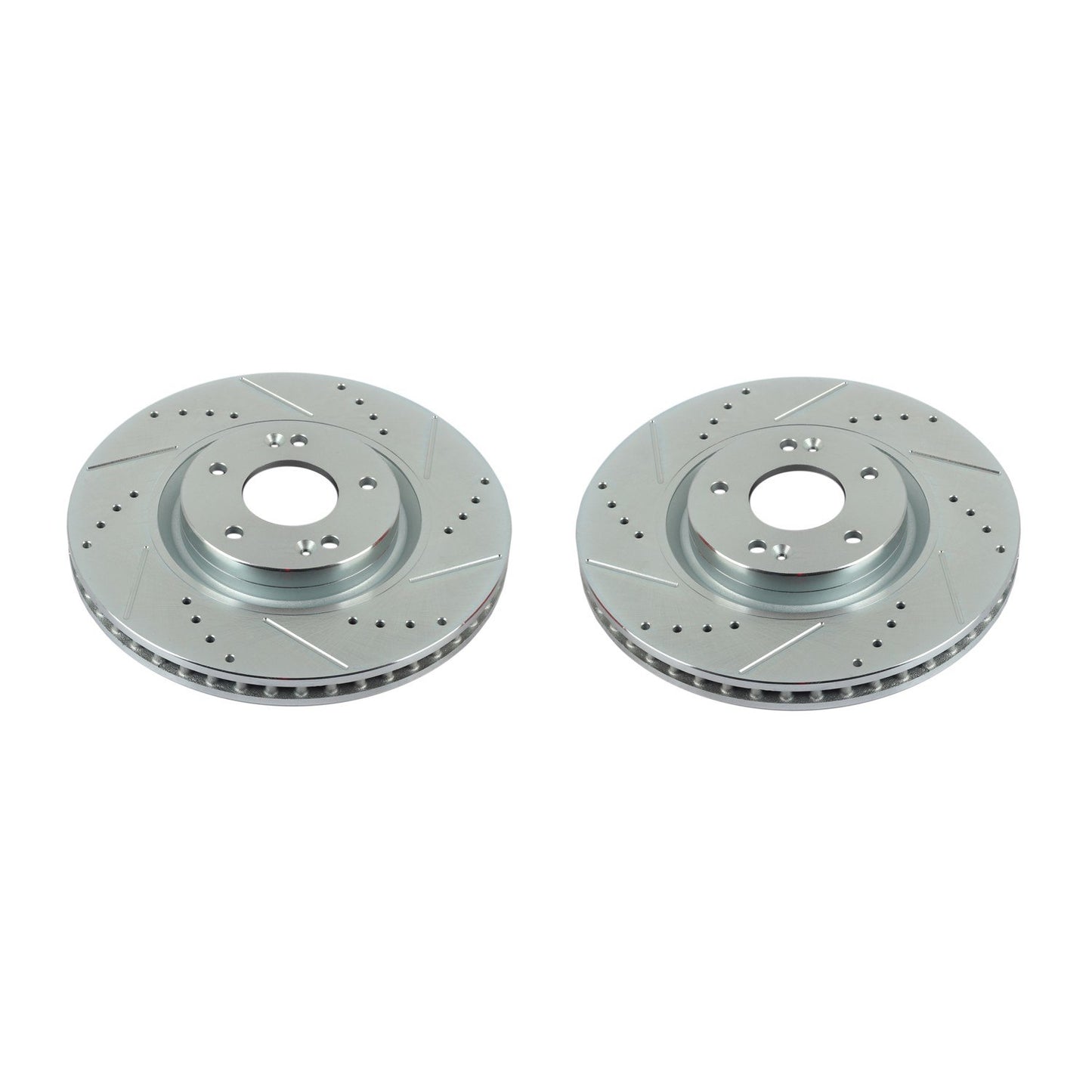 PowerStop Power Stop 12-17 Hyundai Azera Front Evolution Drilled & Slotted Rotors - Pair JBR1554XPR