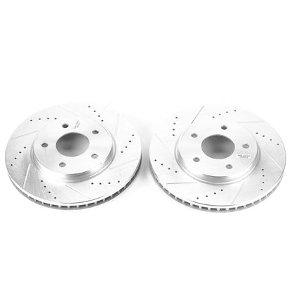 PowerStop Power Stop 15-18 Chevrolet City Express Front Evolution Drilled & Slotted Rotors - Pair JBR1557XPR