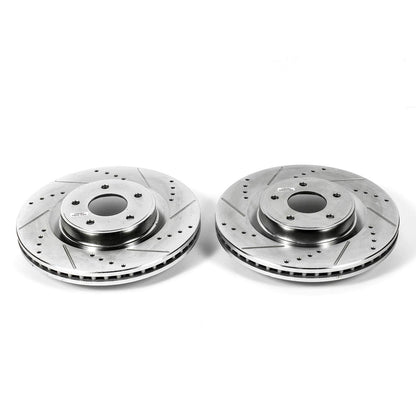 PowerStop Power Stop 2013 Infiniti JX35 Front Evolution Drilled & Slotted Rotors - Pair JBR1559XPR