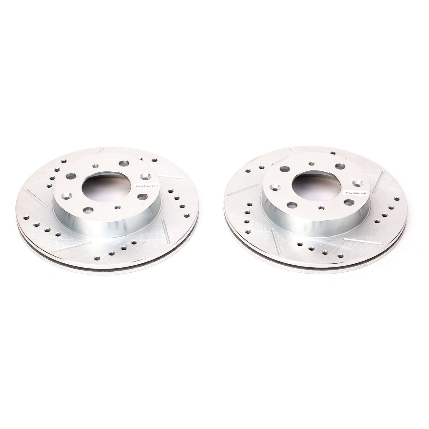 Power Stop 88-91 Honda CRX Front Evolution Drilled & Slotted Rotors - Pair JBR155XPR