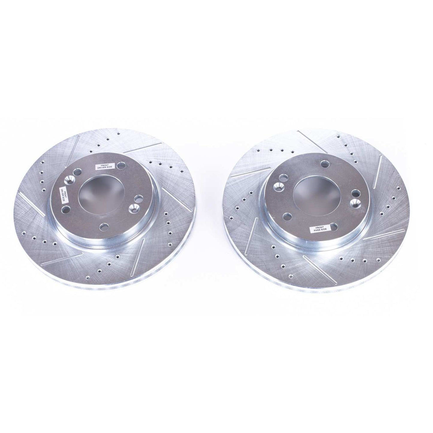 PowerStop Power Stop 11-19 Hyundai Elantra Front Evolution Drilled & Slotted Rotors - Pair JBR1564XPR