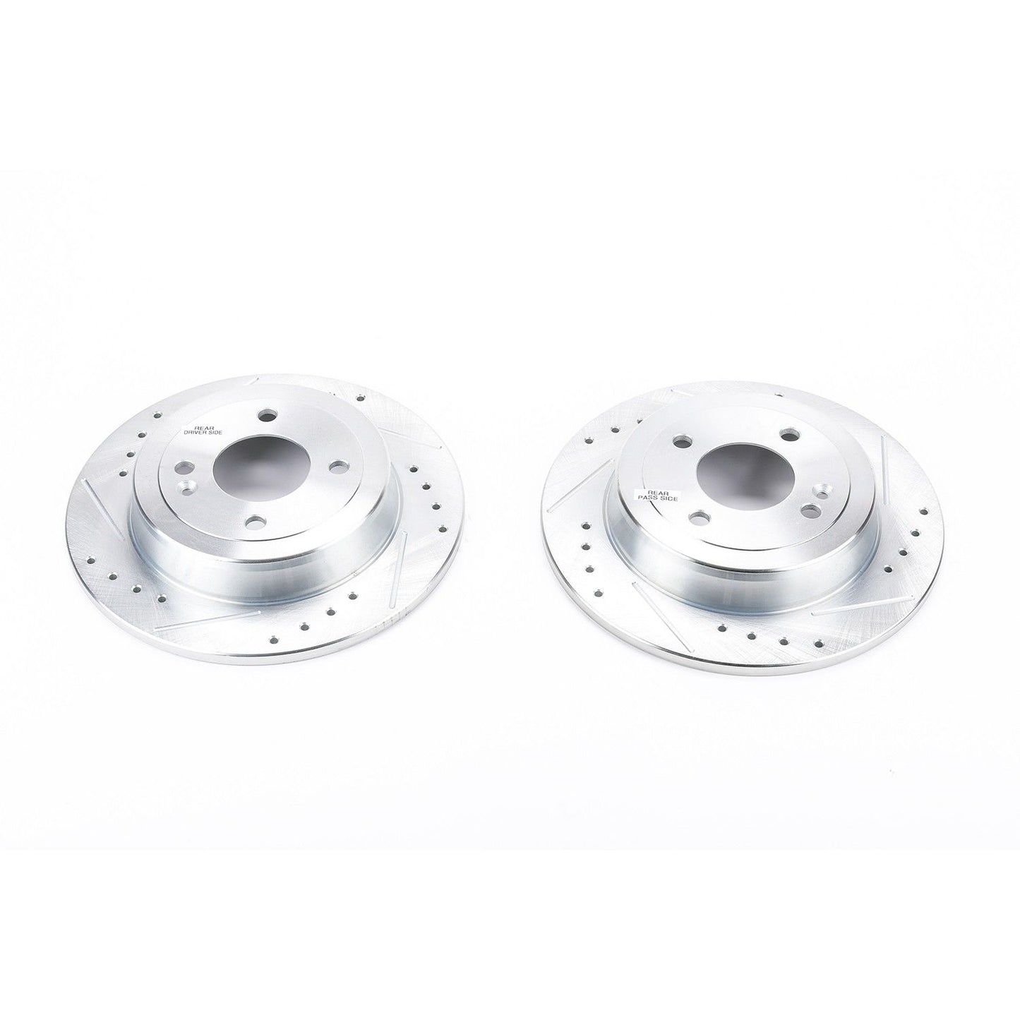 PowerStop Power Stop 12-19 Hyundai Accent Rear Evolution Drilled & Slotted Rotors - Pair JBR1565XPR