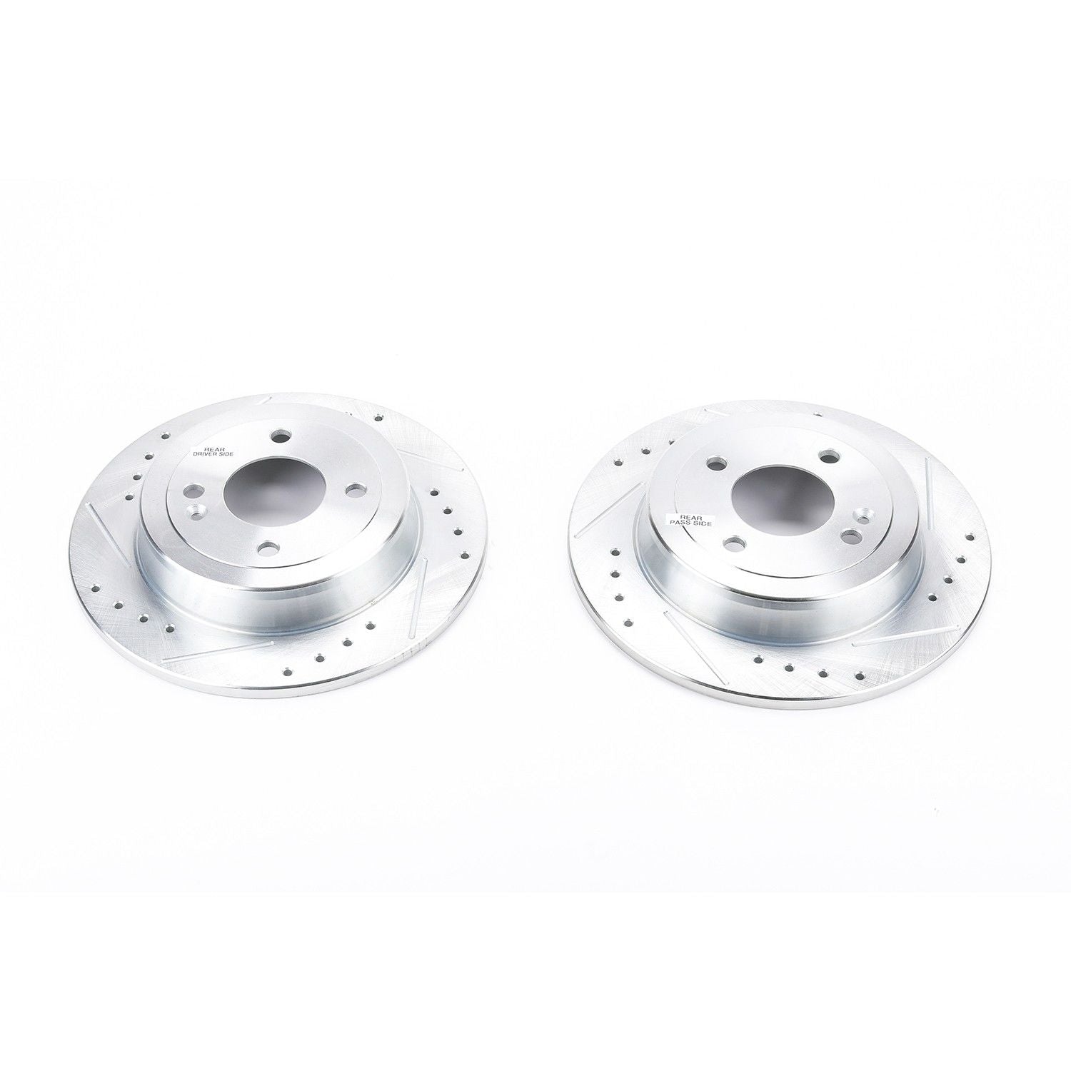 PowerStop Power Stop 12-19 Hyundai Accent Rear Evolution Drilled & Slotted Rotors - Pair JBR1565XPR