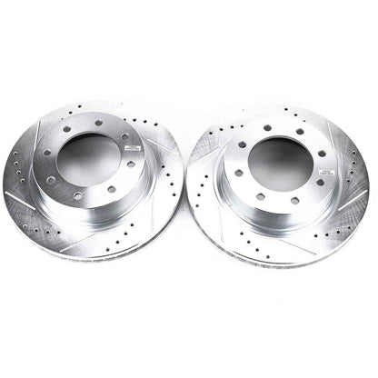 PowerStop Power Stop 12-19 Nissan NV1500 Front Evolution Drilled & Slotted Rotors - Pair JBR1573XPR