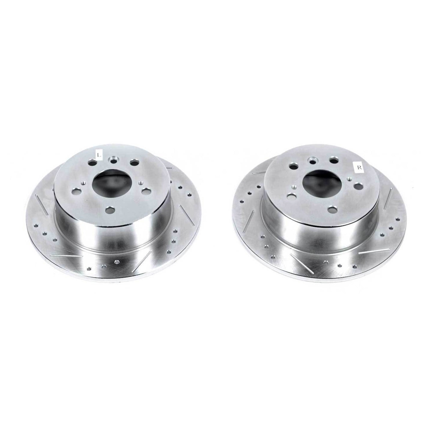 PowerStop Power Stop 13-18 Lexus ES300h Rear Evolution Drilled & Slotted Rotors - Pair JBR1576XPR